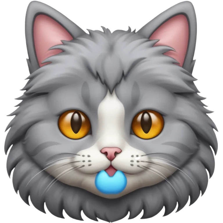 katze mit brirne emoji