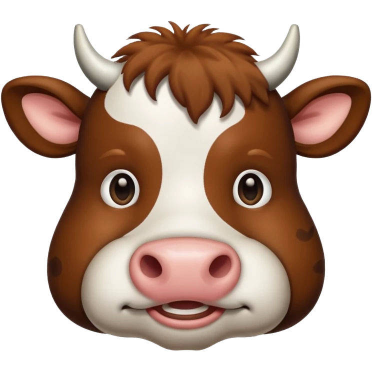 Cowzy brown emoji