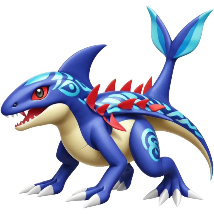 Meloetta-Garchomp-Kyogre-Pokémon-Fakémon-fusion-hybrid-creature emoji