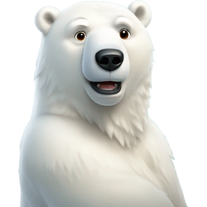 Polar bear emoji