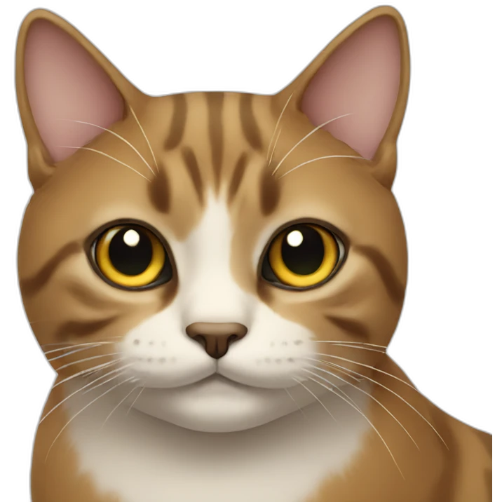 Cat with moustache emoji