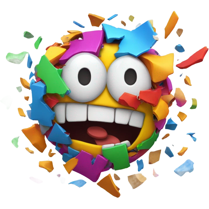 Emoji busting emoji
