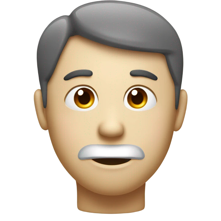  "A white 3D face emoji with a thoughtful expression, one eyebrow raised, and a hand resting on its chin, depicting a thinking pose. Above the head, a red 3D question mark is floating, emphasizing curiosity. emoji