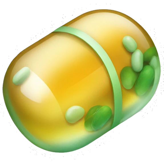 omega 3 capsules emoji