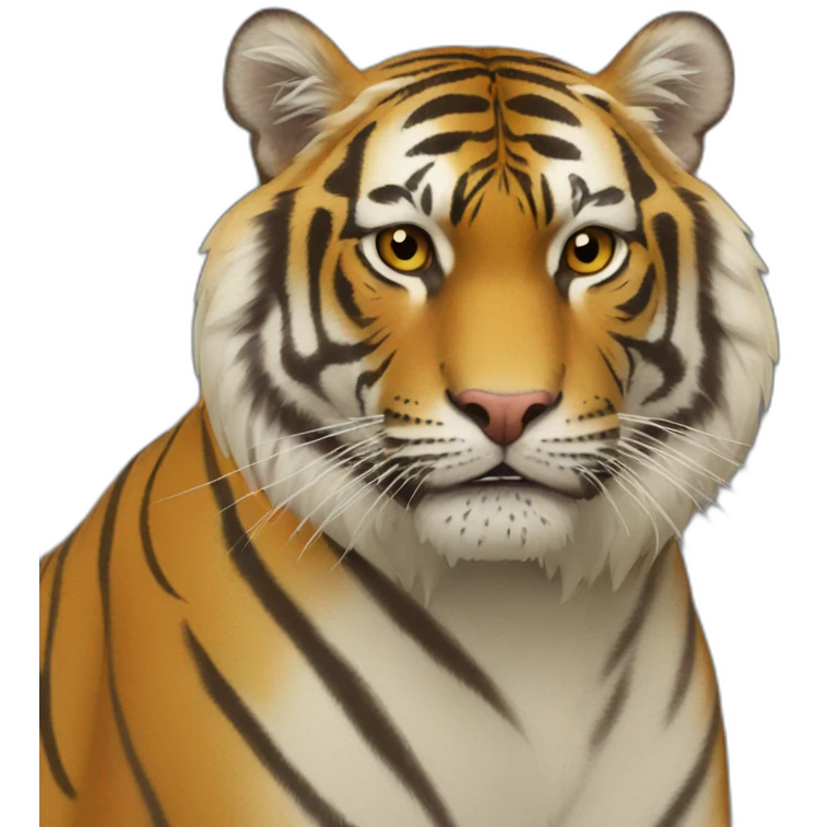Tigre rabioso emoji