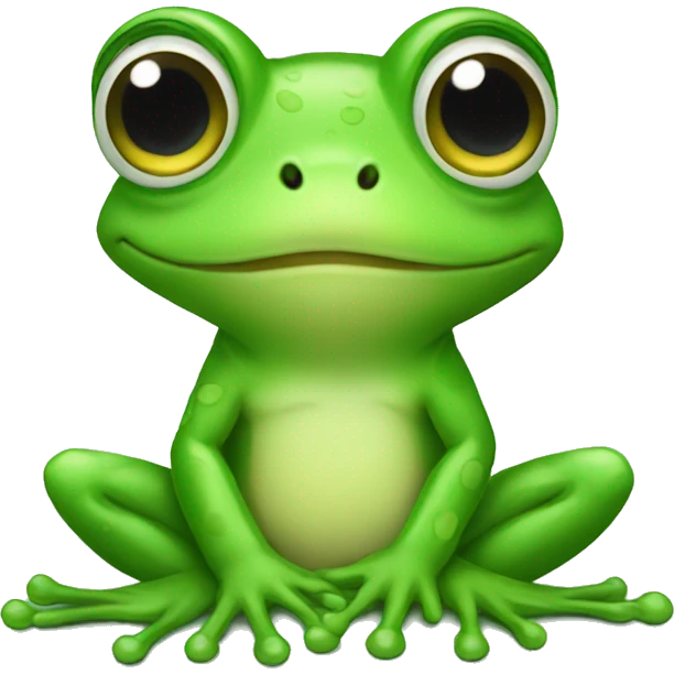 Frog baby emoji