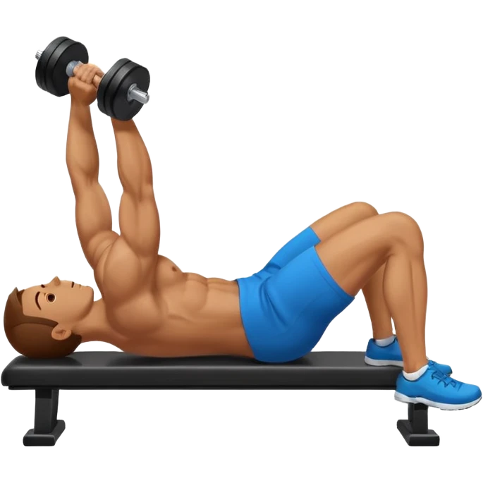 
Dumbbell press level with movement while lying dowaccurate picturen emoji