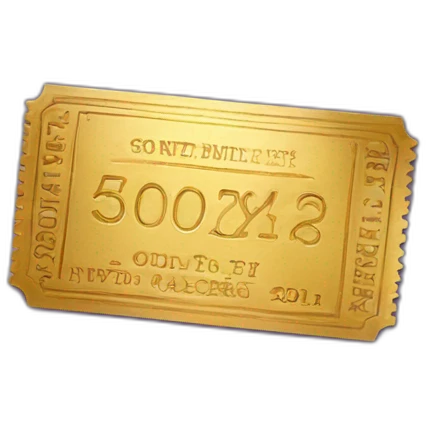 golden ticket emoji