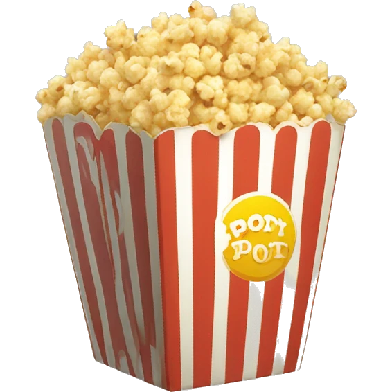 popcorn box emoji