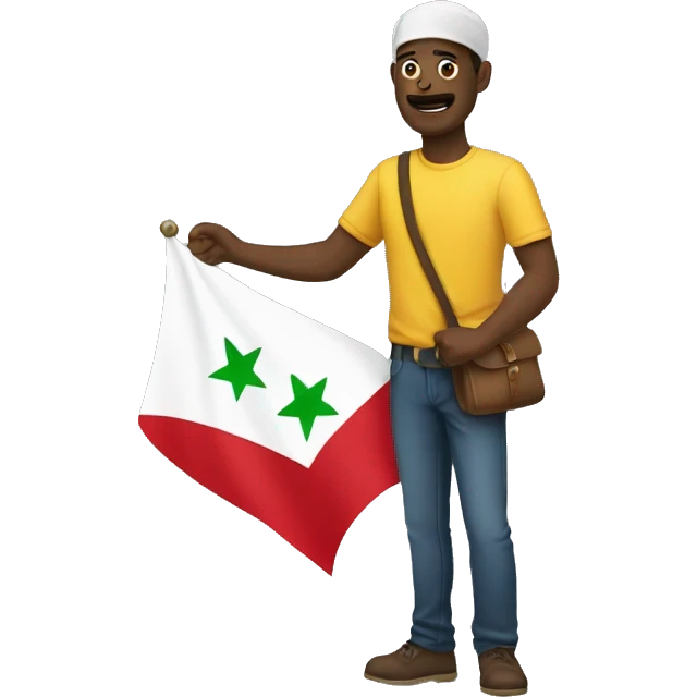 Man with abaza flag emoji