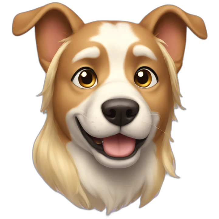 dog raiponce  emoji
