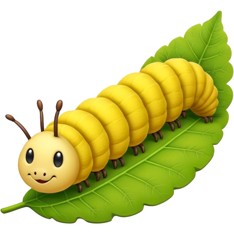 yellow caterpillar emoji