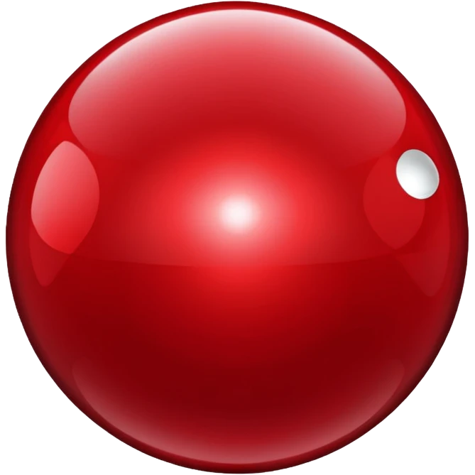 red disco ball emoji