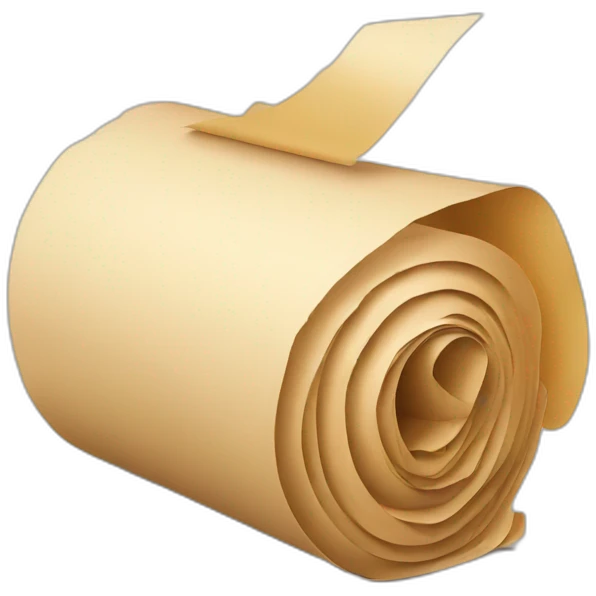 roll paper emoji