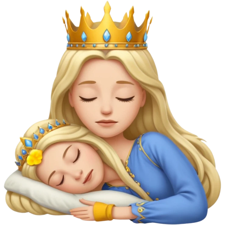 Sleeping Queen emoji