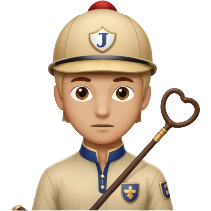 horse jockey man face emoji