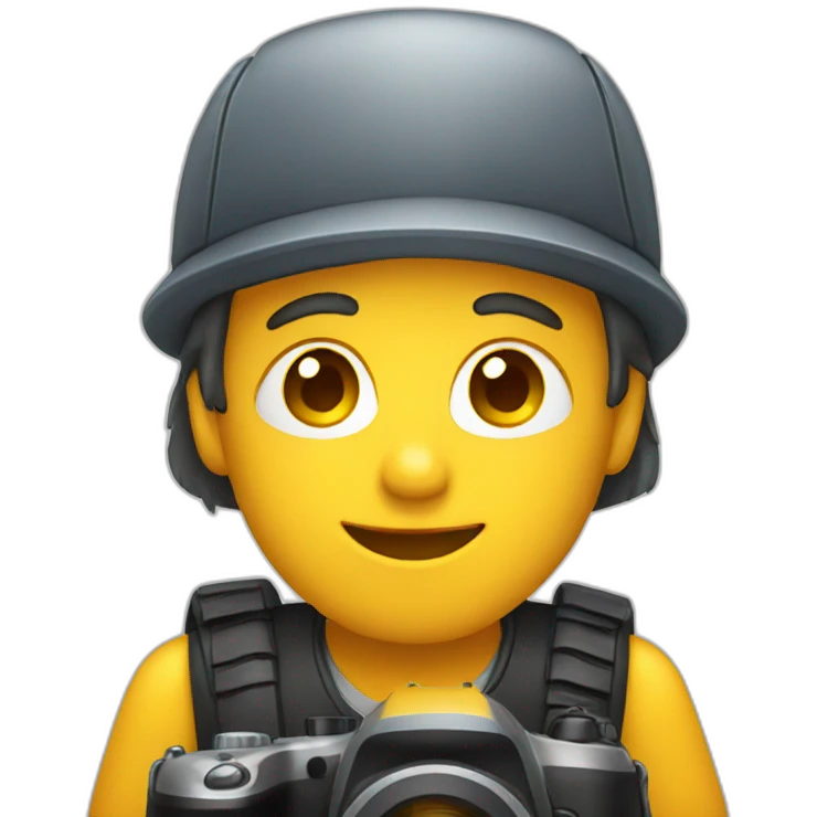 Male photographer emoji