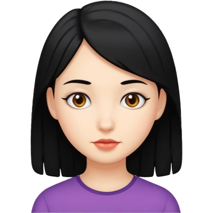 Girl with black hair sucking dick  emoji