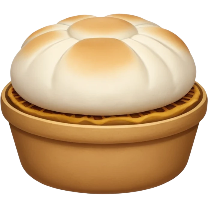 round bun or siopao emoji emoji