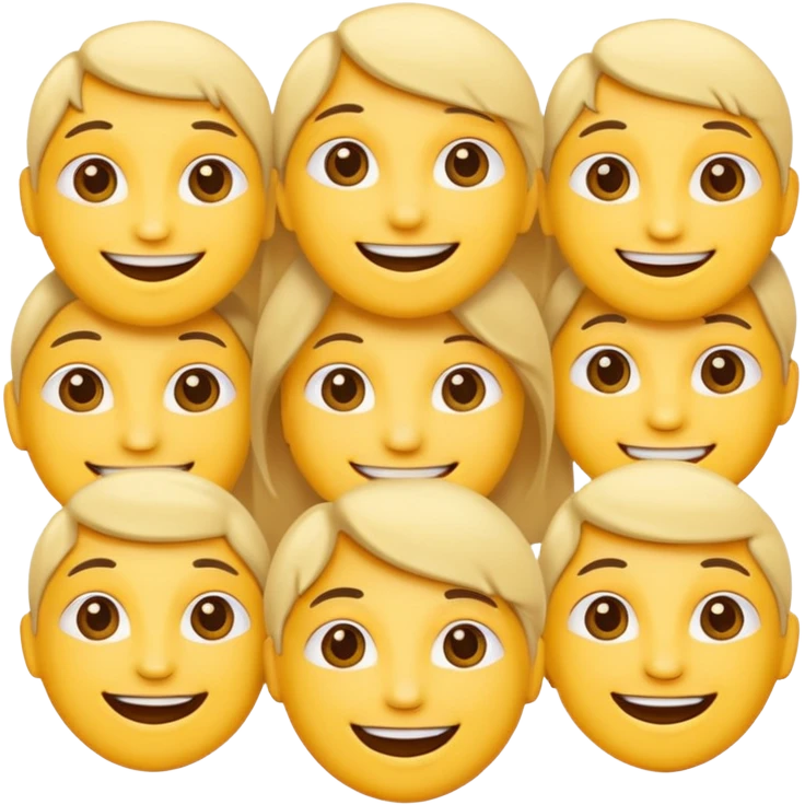 Happy face army emoji