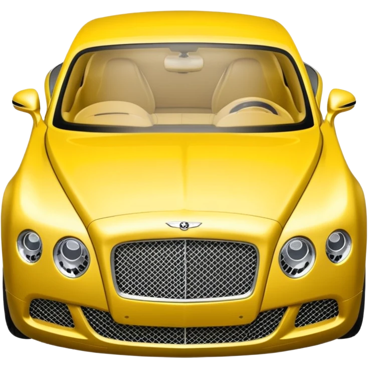 Yellow Bentley emoji
