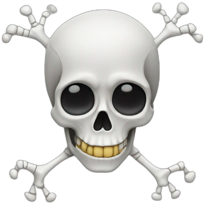 Funky-skeleton emoji