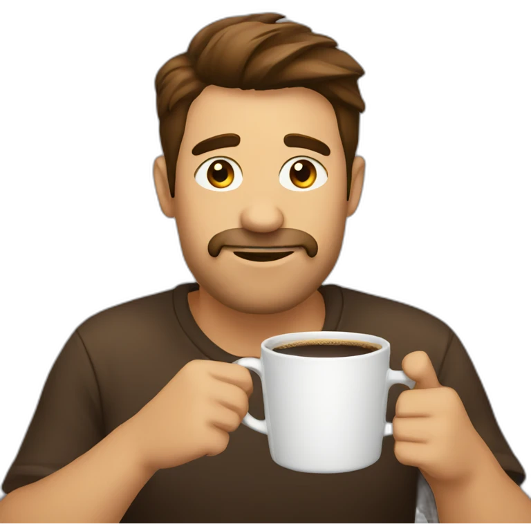 Drinking coffee emoji