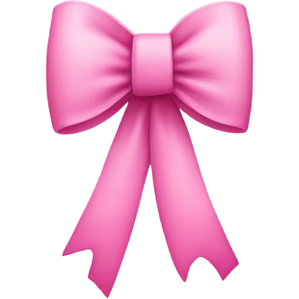 A pink bow  emoji