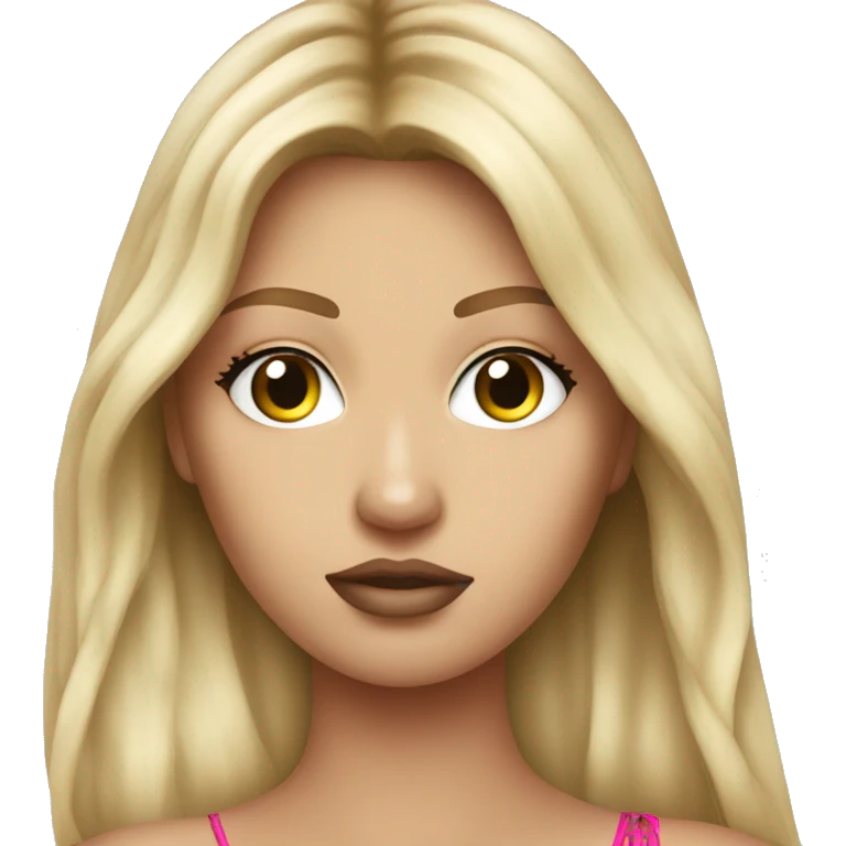 Sad victoria secret model blonde emoji