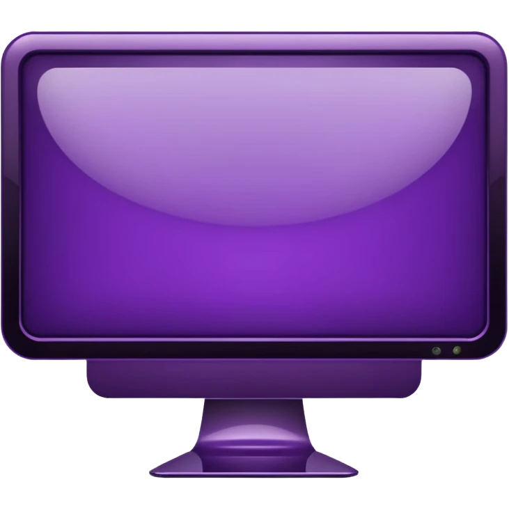 dark purple wide monitor emoji