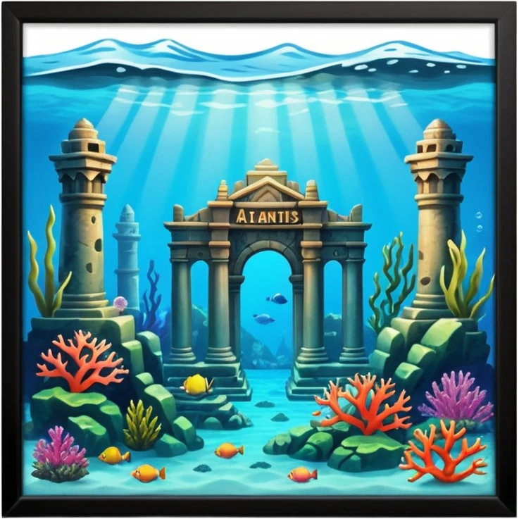 The Lost Island of Atlantis emoji