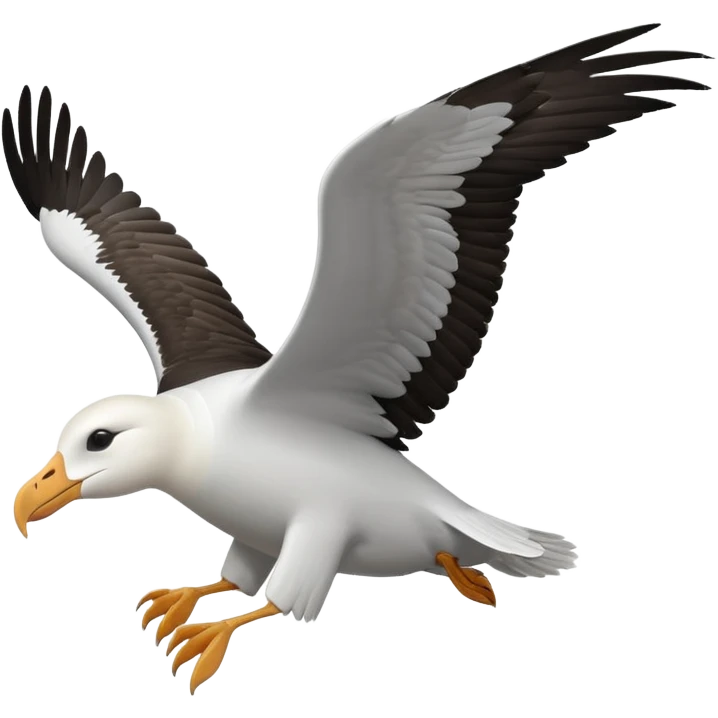 Albatross flying emoji