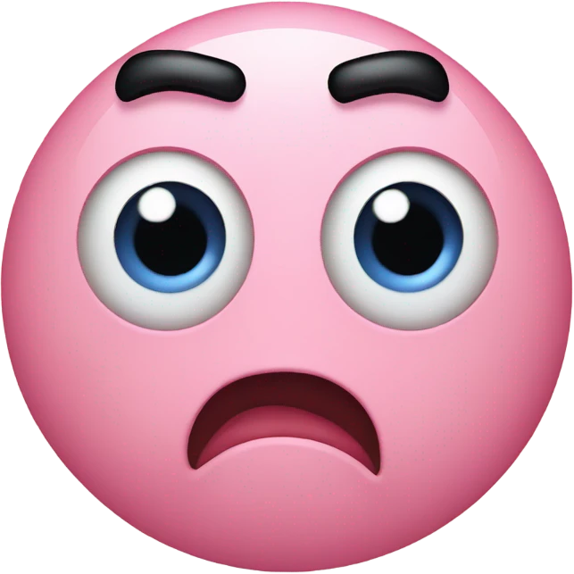 STOP MAKING THAT I TOLD YOU TO MAKE KIRBY EYES, YOU KNOW WHAT? FUCK YOU emoji