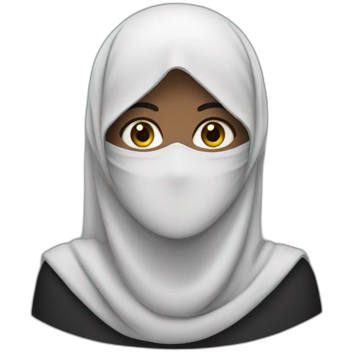 niqabi women emoji