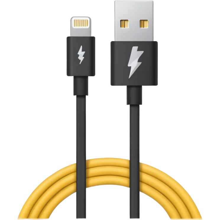small lightning cable emoji