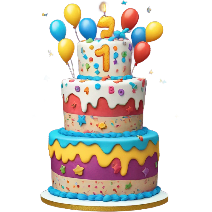 Cooquett birthday cake emoji