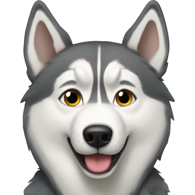 syberian husky emoji