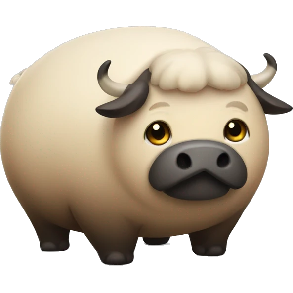 Really big fat round animal emoji