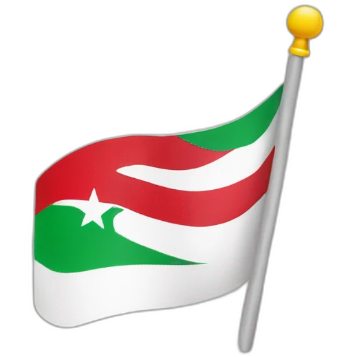 Drapeau Syrie libre  emoji