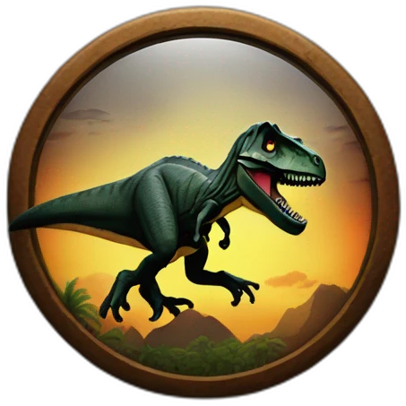 Jurassic park logo emoji