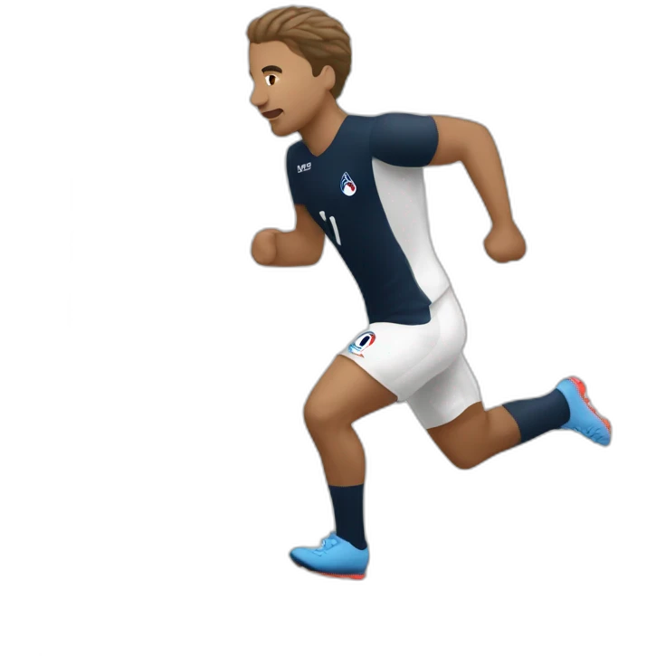paris st germanin player running white skin emoji