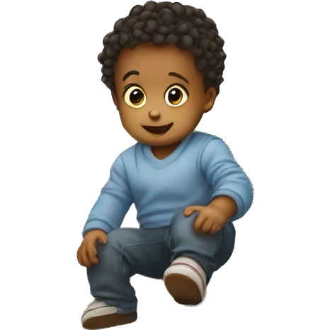 Baby oil vs stairs emoji