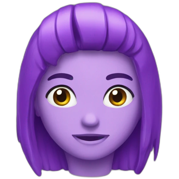 coração roxo a explodir emoji