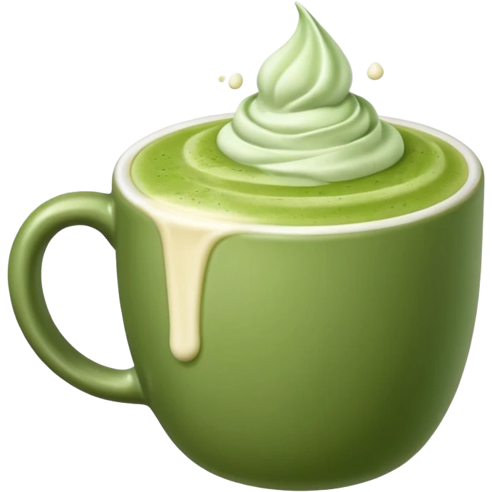 matcha latte real emoji