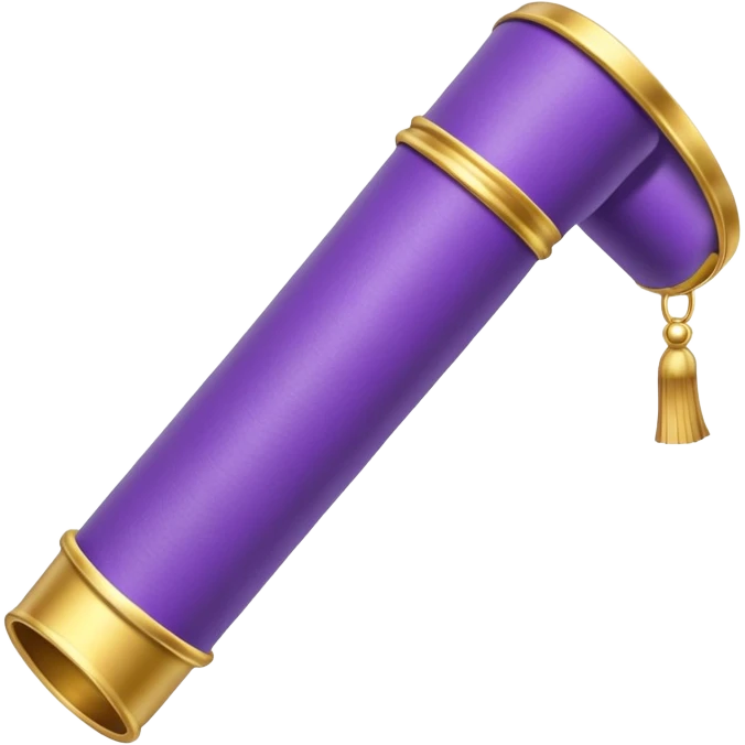 violet university diploma tube emoji