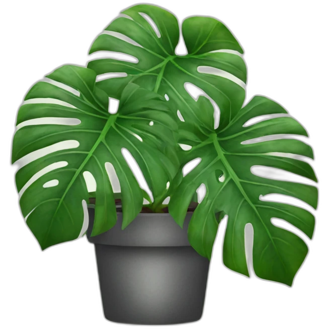 variegated Monstera emoji
