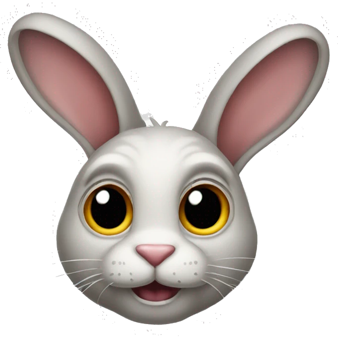 three-eyed rabbit emoji