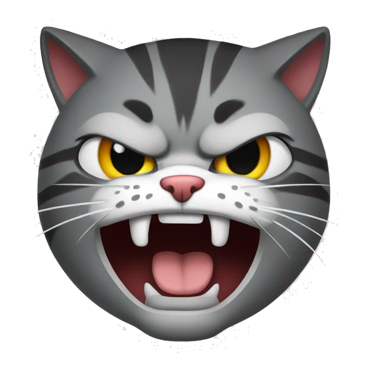 Angry cat emoji