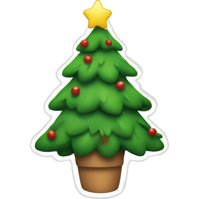 Christmas tree brunch emoji