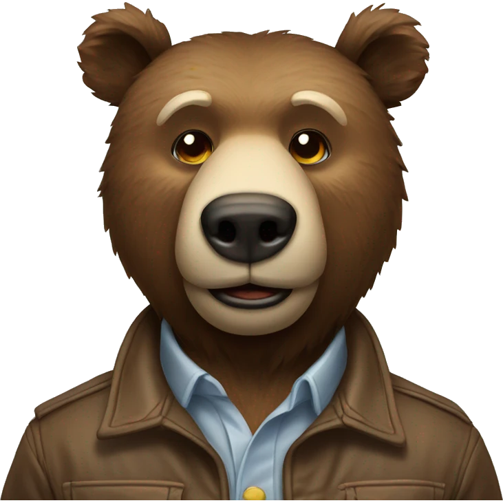 Bear with vodka emoji